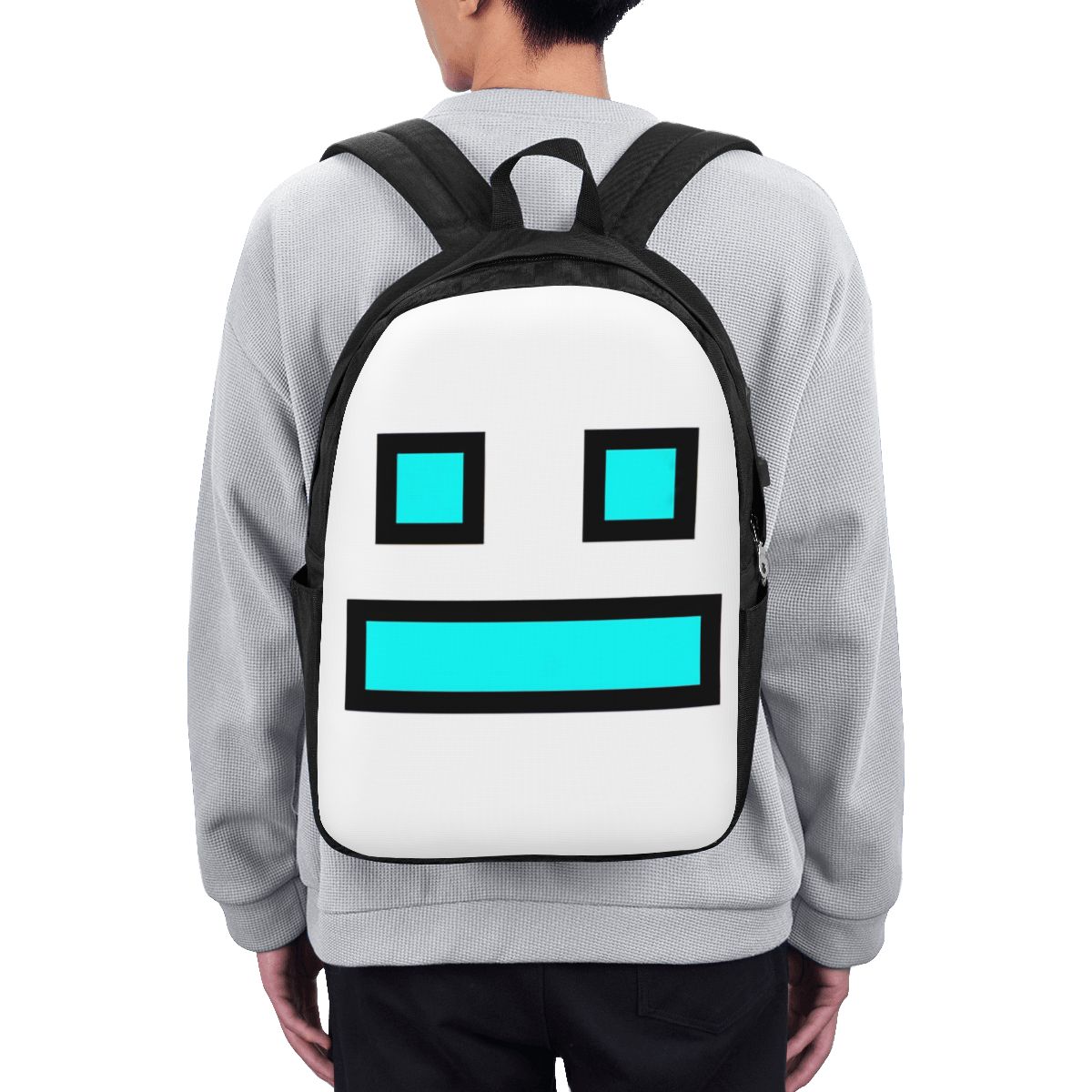 Women Bags College - Video Game Geometry Dash Backpack Travel