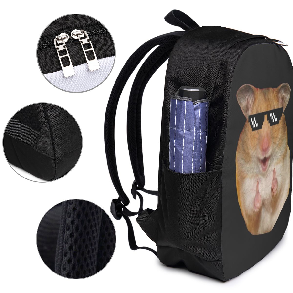 Funny Hamster Backpack Travel  - огляд і ціна Women Bags College