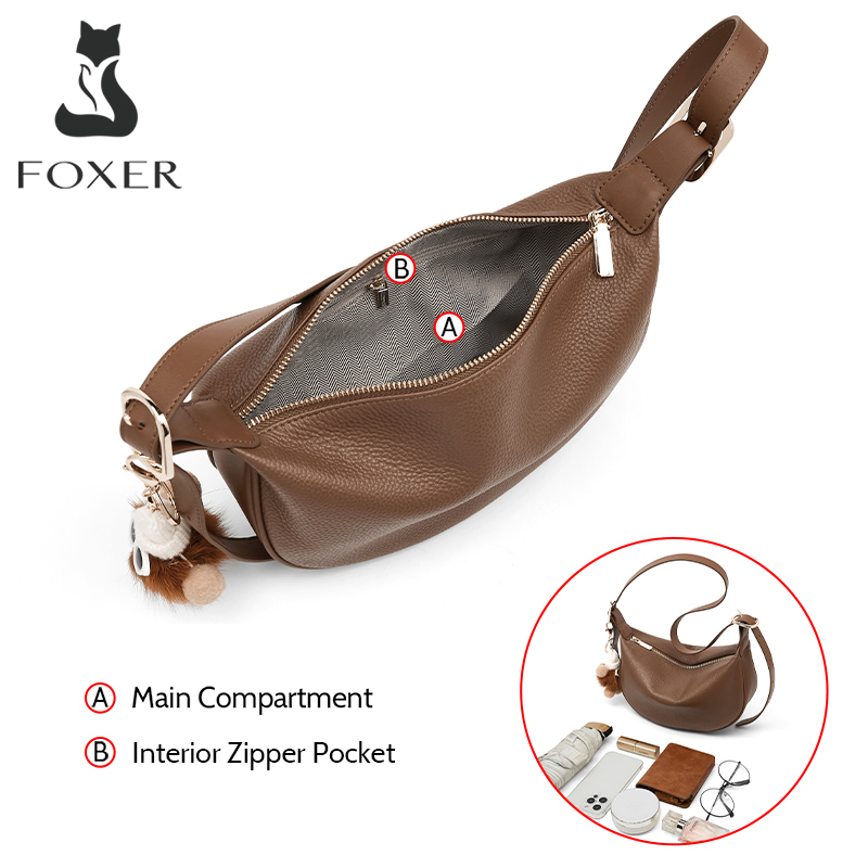 FOXER Light Luxury Women's Sho - огляд і ціна Half Moon Crescent