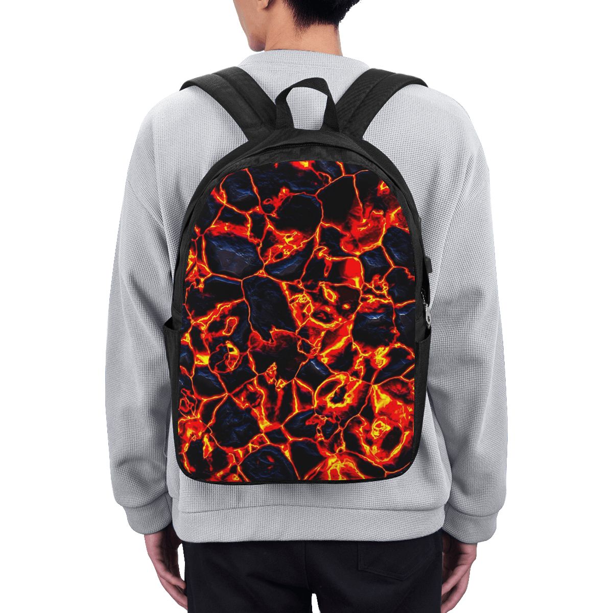 Magma Volcano Lava Fire Backpa - огляд і ціна Women Bags College