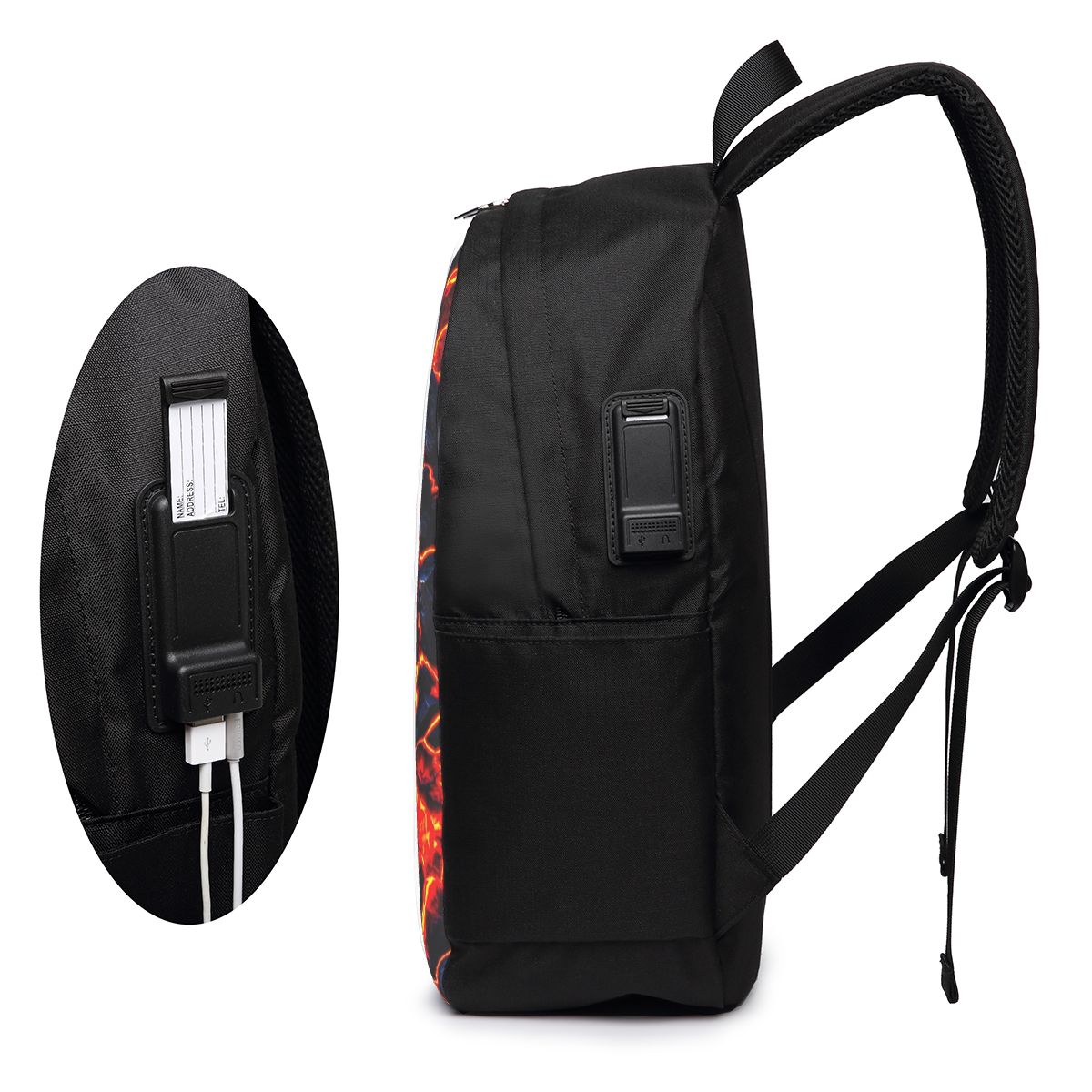 Magma Volcano Lava Fire Backpa - огляд і ціна Women Bags College