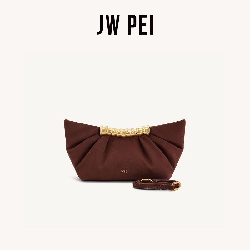 JW PEI Leia Pleated Clutch Met - огляд і ціна Women Bags Jw Pei