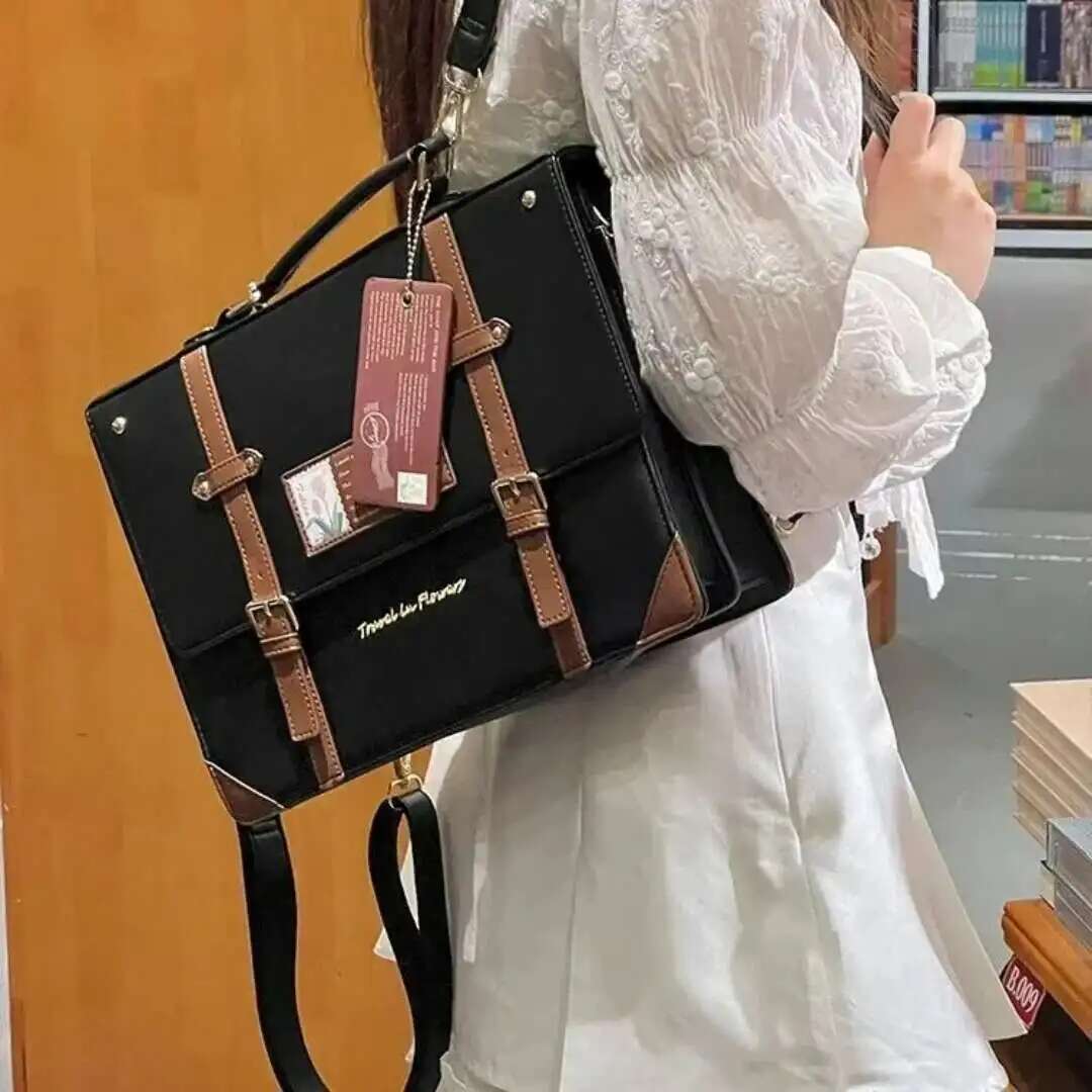 Y2K Preppy Style Large Capacit - огляд і ціна Women Bags Medium Size