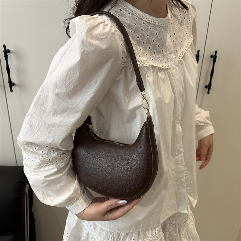 Synthetic Leather Handbag Shou - огляд і ціна Half Moon Crescent