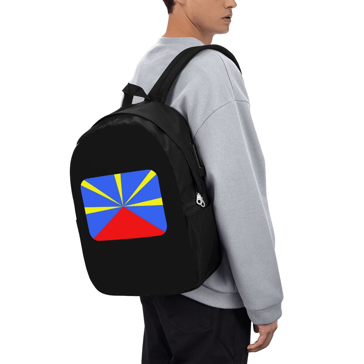 974 Reunion Island Flag Backpa - огляд і ціна Women Bags College