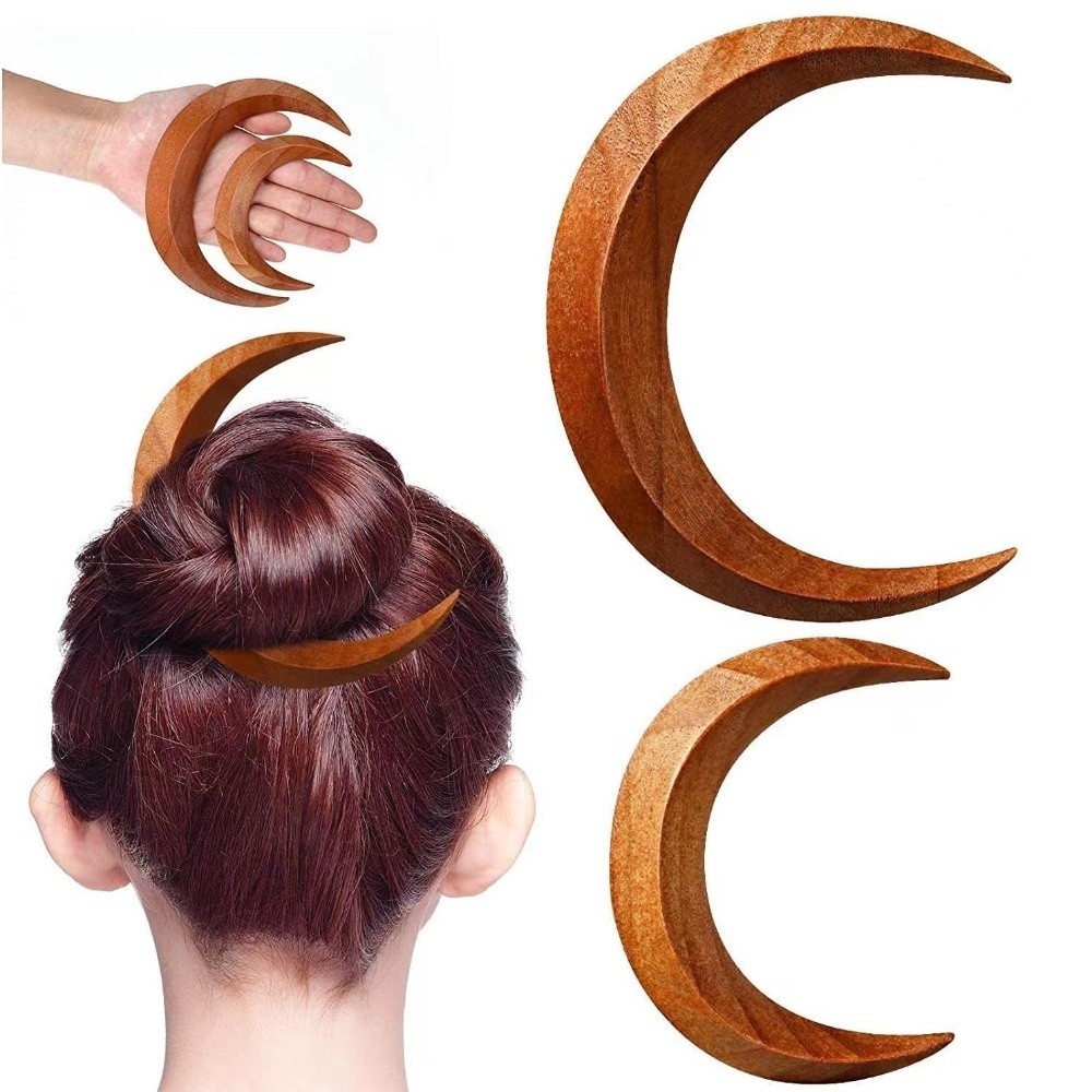 Elegant Crescent Hair Fork Han - огляд і ціна Half Moon Crescent