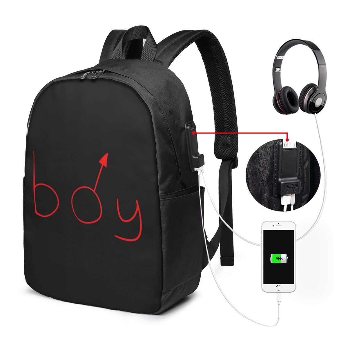 Boymoder Hat And Shirt Backpac - огляд і ціна Women Bags College