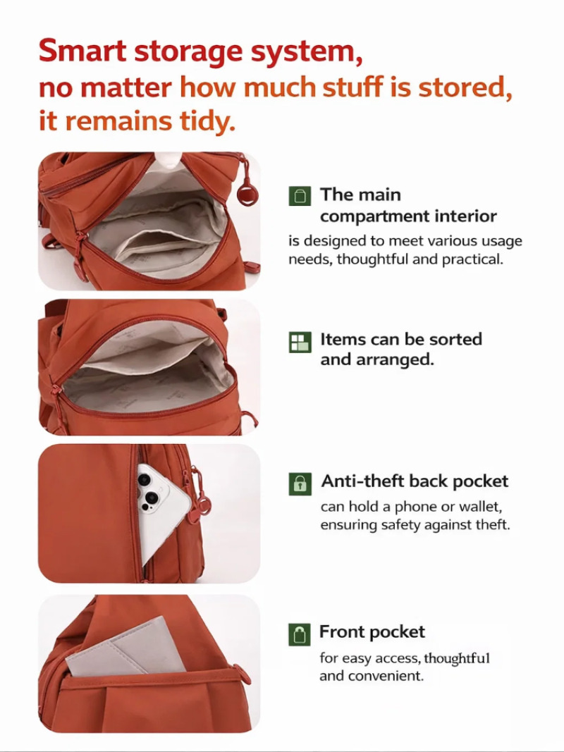 Women's Lightweight Mini Backp - огляд і ціна Women Bags Medium Size