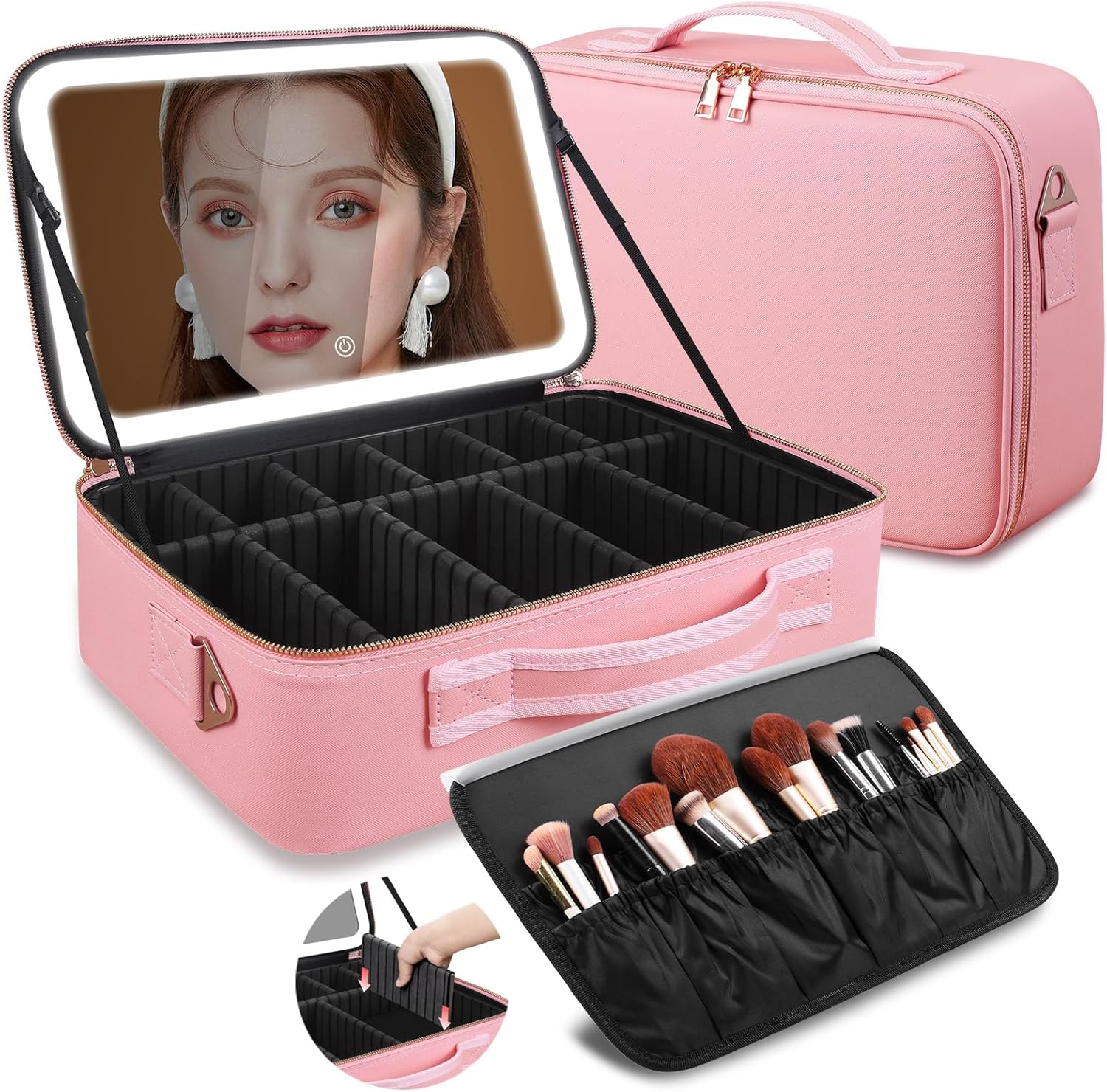 Large Capacity Makeup Bag 15'' - огляд і ціна Women Bags Medium Size